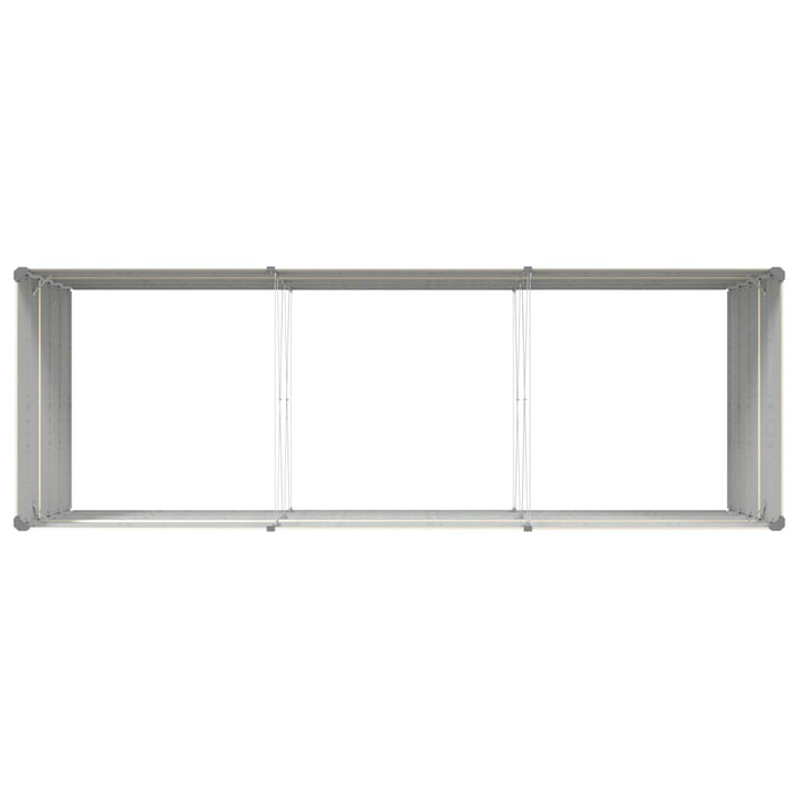 Plantekasse Elfenben 290 x 100 x 75 cm Galvaniseret stål