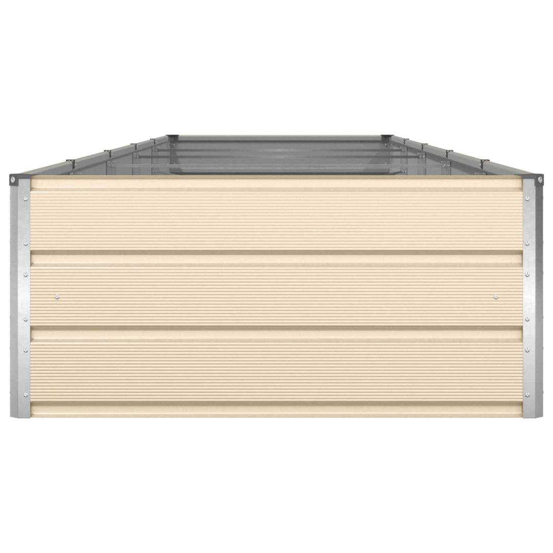 Plantekasse Elfenben 480 x 100 x 45 cm Galvaniseret stål