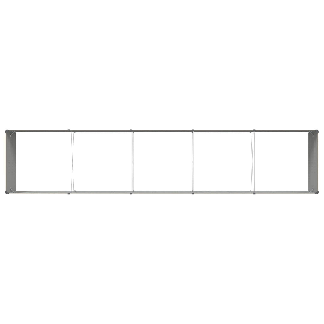 Plantekasse Elfenben 480 x 100 x 45 cm Galvaniseret stål