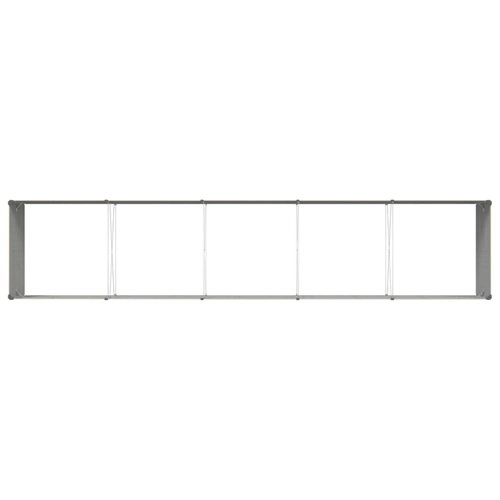 Plantekasse Elfenben 480 x 100 x 45 cm Galvaniseret stål