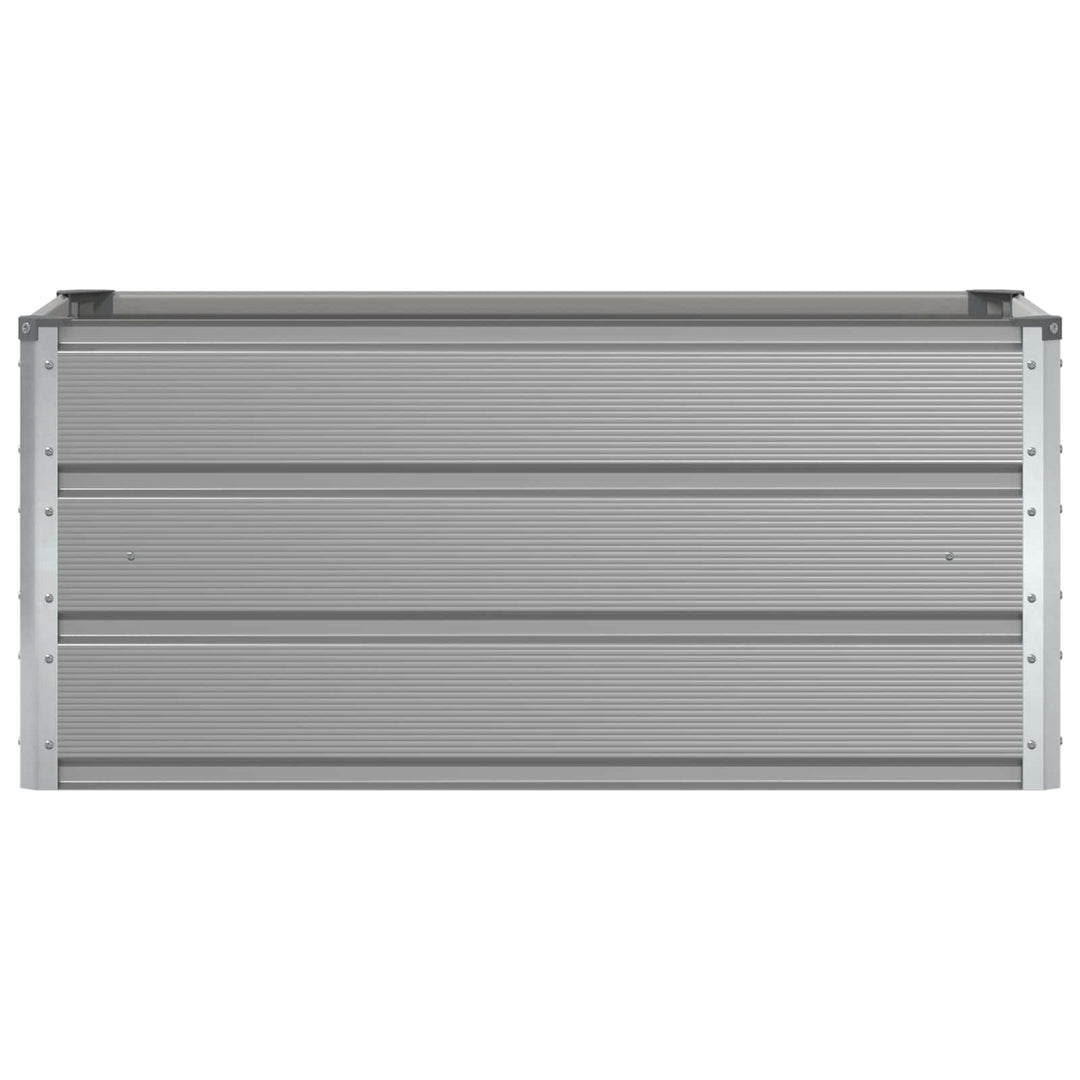 Plantekasse Lysegrå 100 x 50 x 45 cm Galvaniseret stål