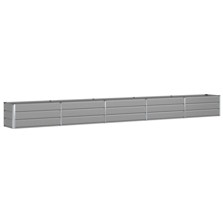 Plantekasse Lysegrå 480 x 50 x 45 cm Galvaniseret stål