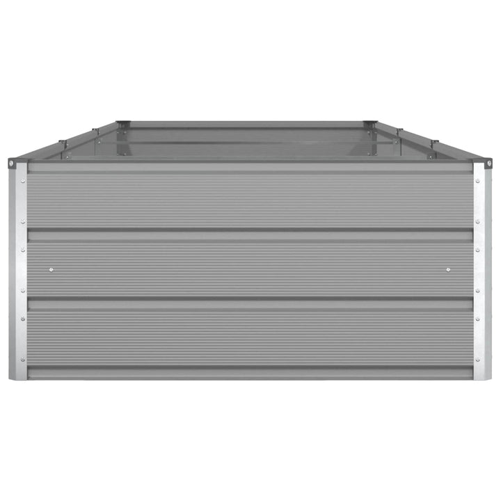 Plantekasse Lysegrå 290 x 100 x 45 cm Galvaniseret stål