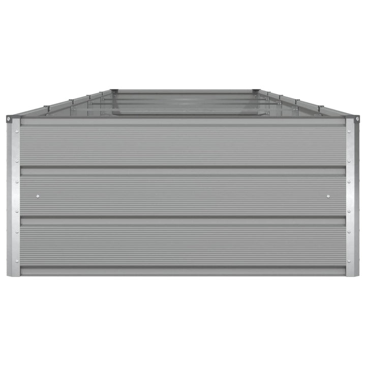 Plantekasse Lysegrå 480 x 100 x 45 cm Galvaniseret stål