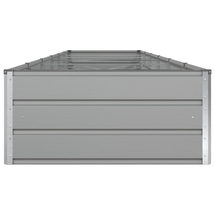 Plantekasse Lysegrå 580 x 100 x 45 cm Galvaniseret stål