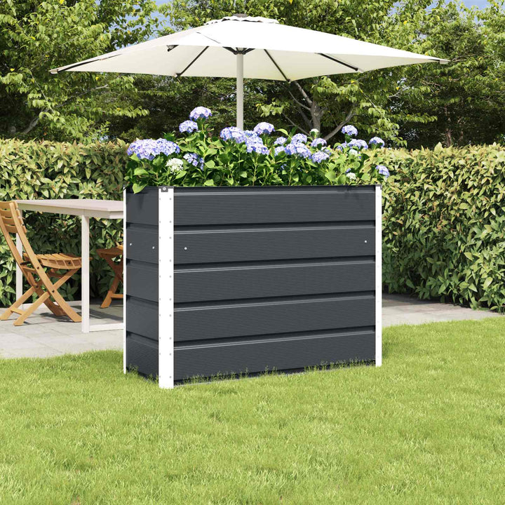 Plantekasse Antracit 100 x 40 x 75 cm Stål