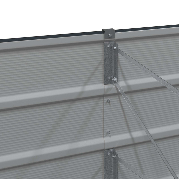 Plantekasse Antracit 160 x 40 x 75 cm Stål