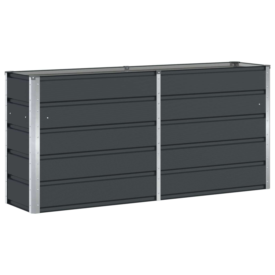 Plantekasse Antracit 160 x 40 x 75 cm Stål