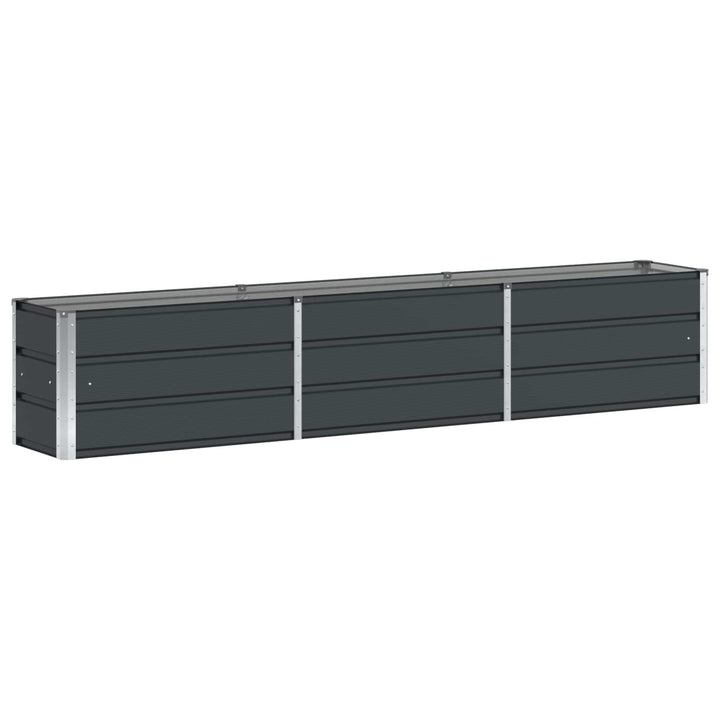 Plantekasse Antracit 240 x 40 x 45 cm Stål