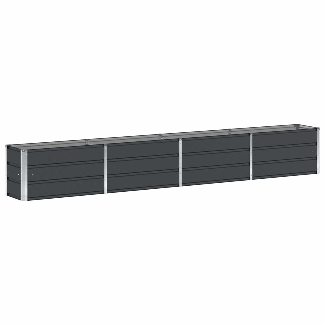 Plantekasse Antracit 320 x 40 x 45 cm Stål