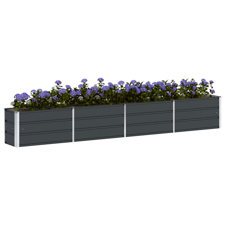 Plantekasse Antracit 320 x 40 x 45 cm Stål