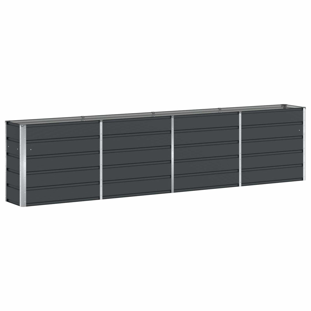 Plantekasse Antracit 320 x 40 x 75 cm Stål