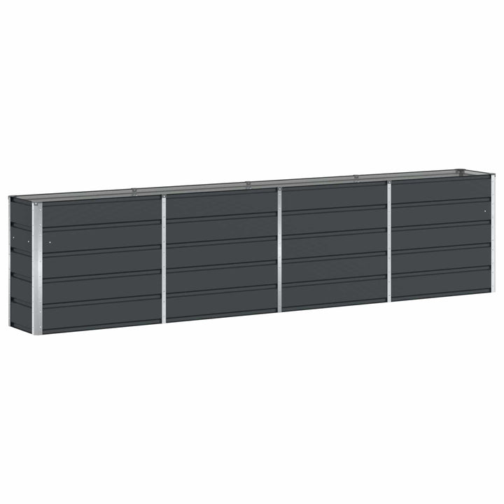 Plantekasse Antracit 320 x 40 x 75 cm Stål