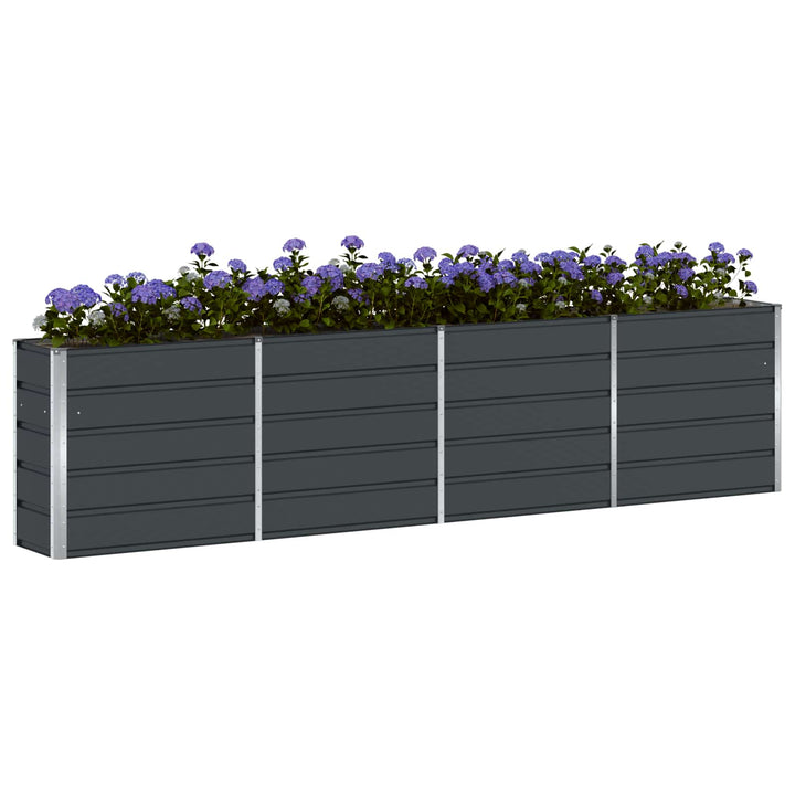 Plantekasse Antracit 320 x 40 x 75 cm Stål