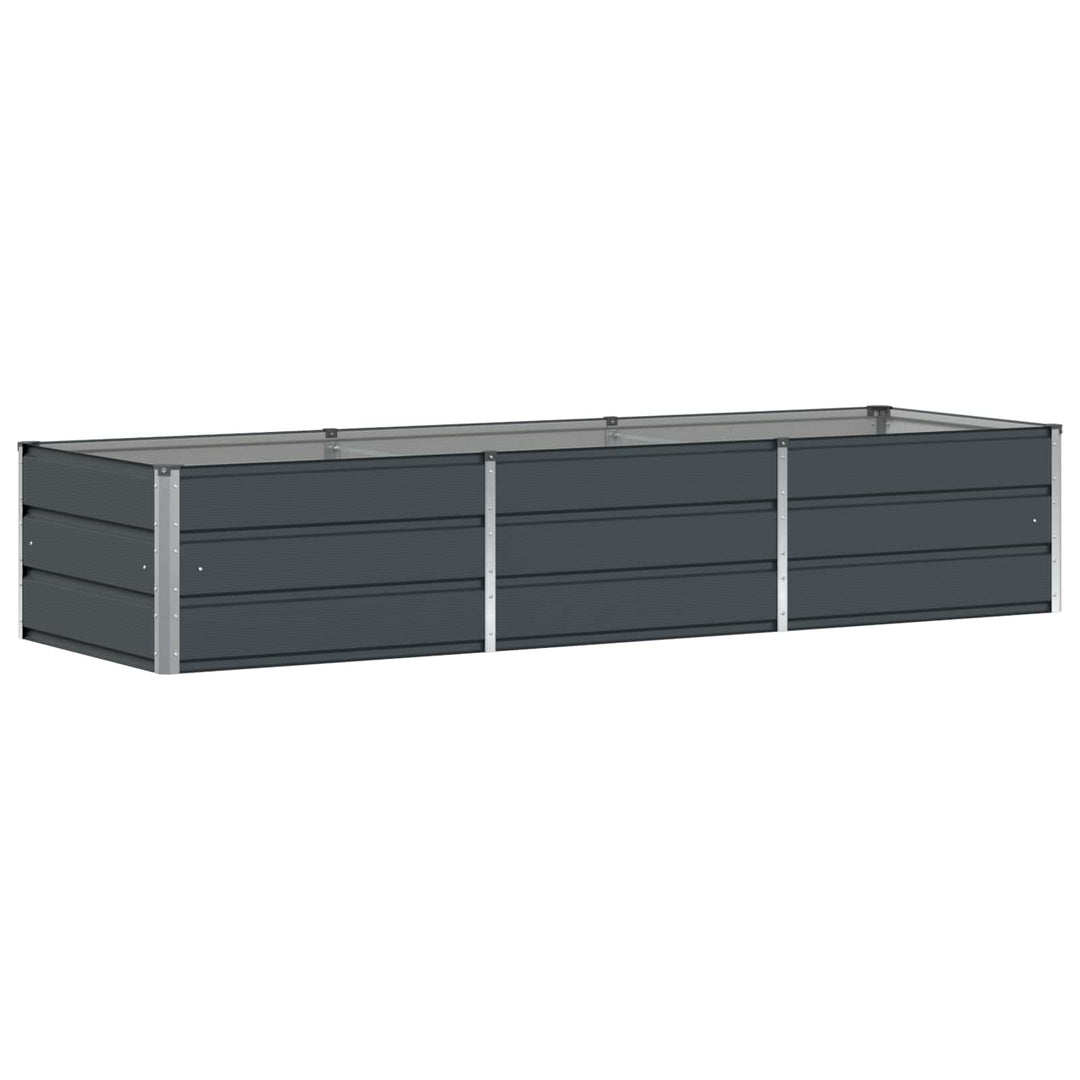 Plantekasse Antracit 240 x 80 x 45 cm Stål