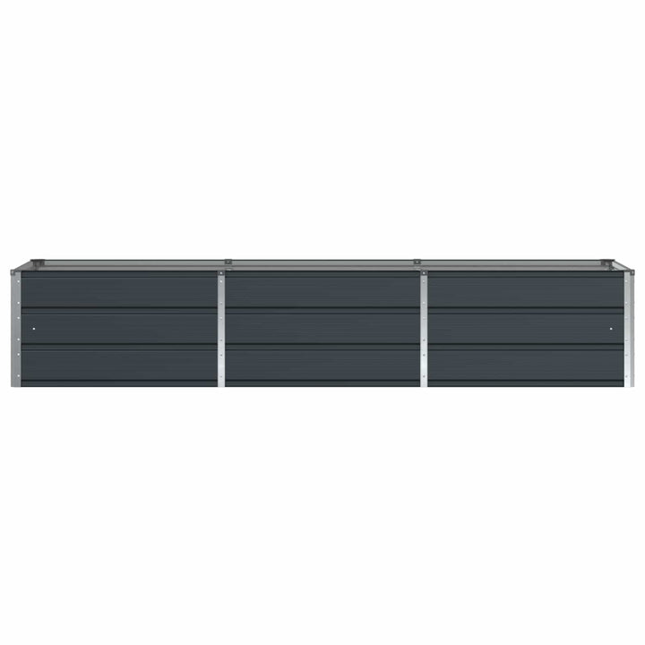 Plantekasse Antracit 240 x 80 x 45 cm Stål