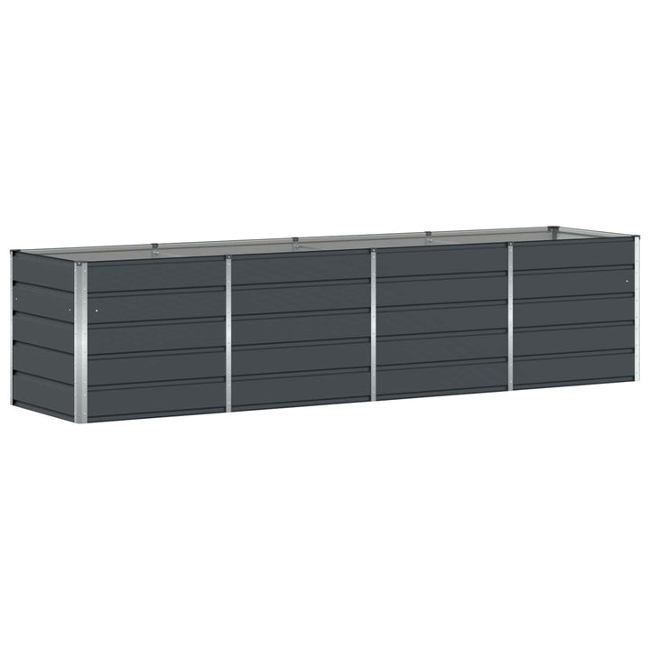 Plantekasse Antracit 320 x 80 x 75 cm Stål