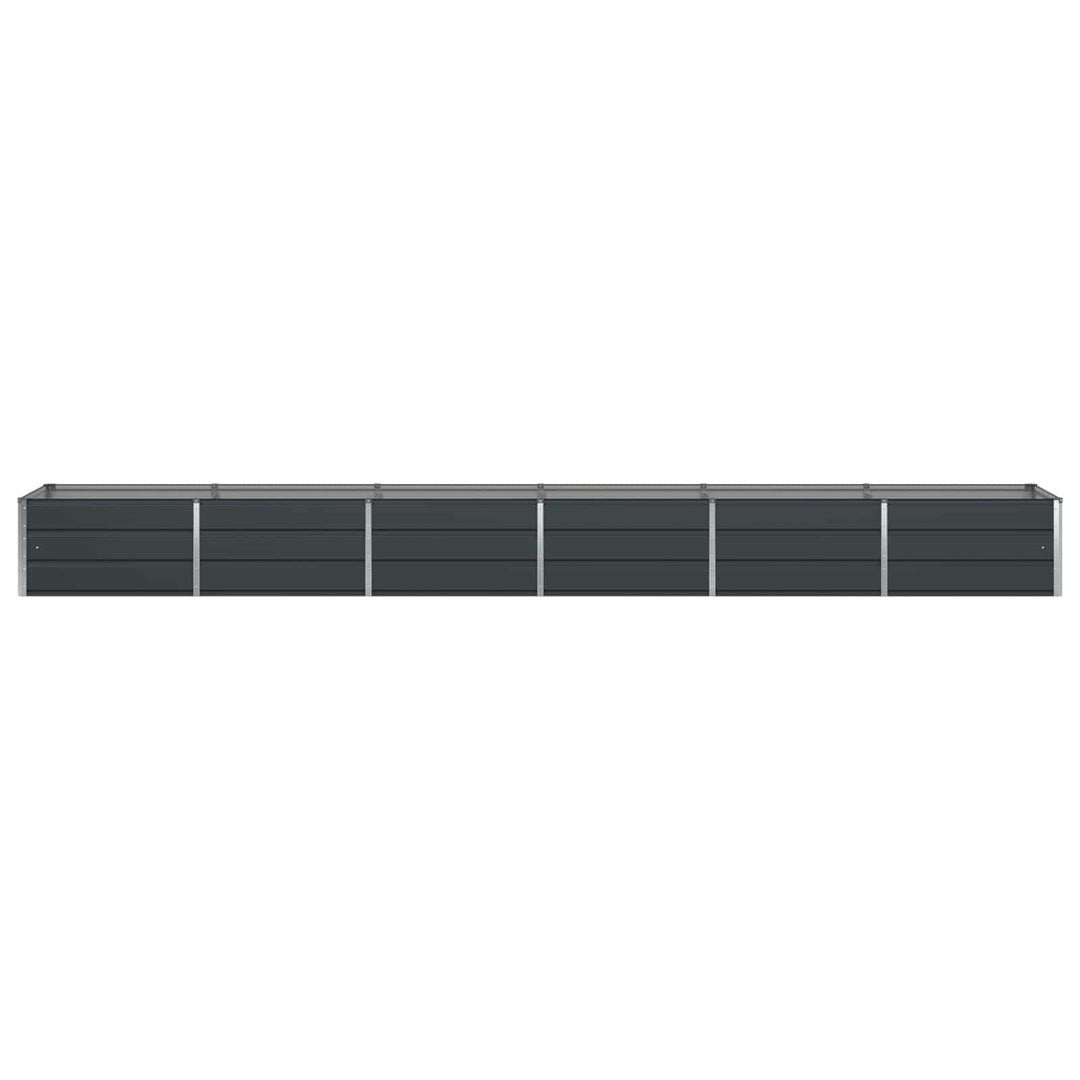 Plantekasse Antracit 480 x 80 x 45 cm Stål