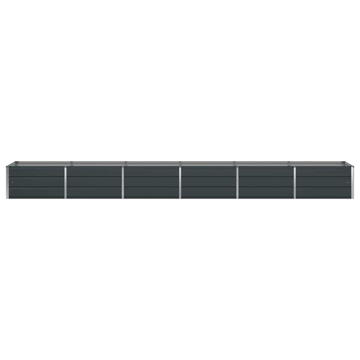 Plantekasse Antracit 480 x 80 x 45 cm Stål