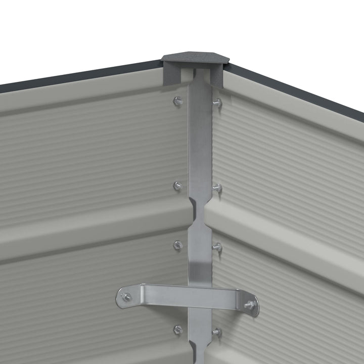 Plantekasse Antracit 100 x 50 x 45 cm Galvaniseret stål