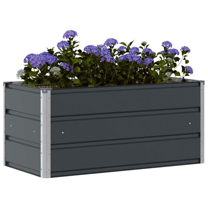 Plantekasse Antracit 100 x 50 x 45 cm Galvaniseret stål