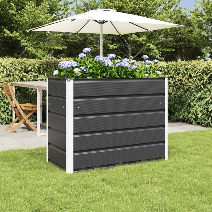 Plantekasse Antracit 100 x 50 x 75 cm Galvaniseret stål