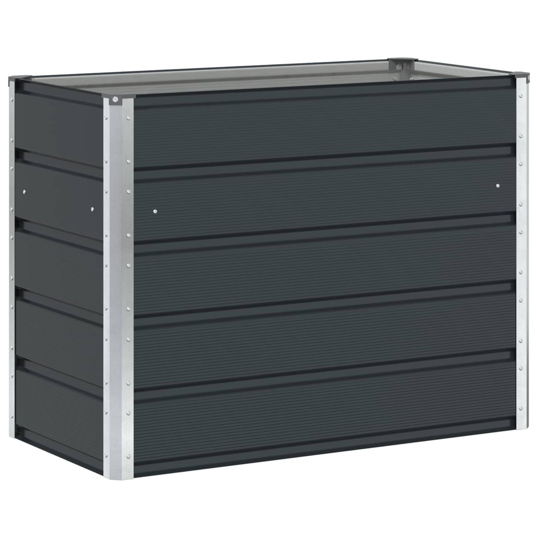 Plantekasse Antracit 100 x 50 x 75 cm Galvaniseret stål
