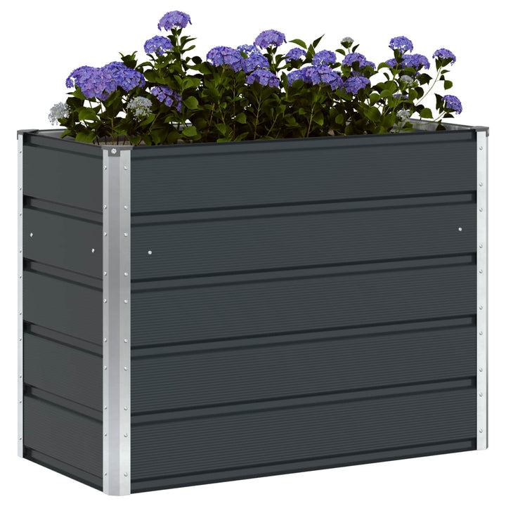 Plantekasse Antracit 100 x 50 x 75 cm Galvaniseret stål