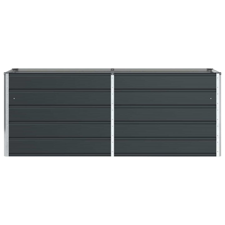Plantekasse Antracit 195 x 50 x 75 cm Galvaniseret stål