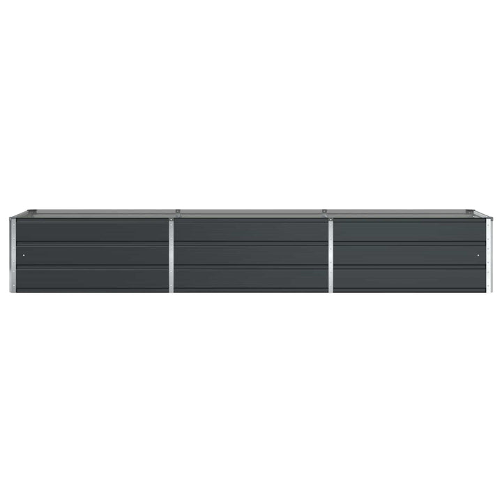 Plantekasse Antracit 290 x 50 x 45 cm Galvaniseret stål