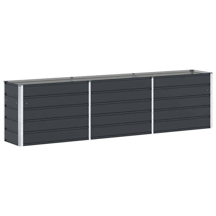 Plantekasse Antracit 290 x 50 x 75 cm Galvaniseret stål