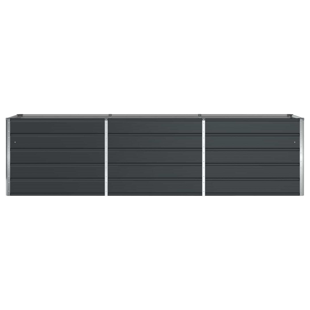 Plantekasse Antracit 290 x 50 x 75 cm Galvaniseret stål