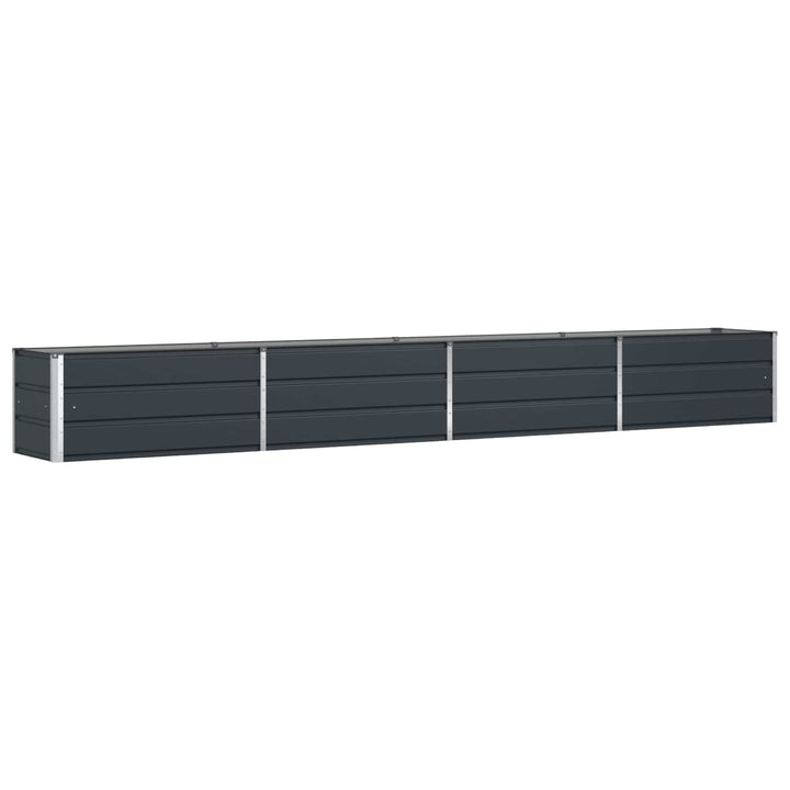 Plantekasse Antracit 385 x 50 x 45 cm Galvaniseret stål