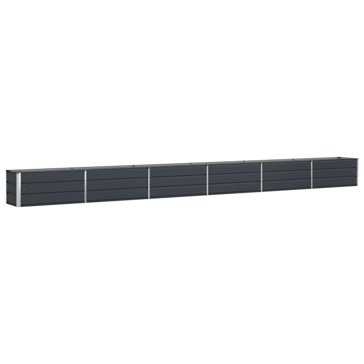 Plantekasse Antracit 580 x 50 x 45 cm Galvaniseret stål