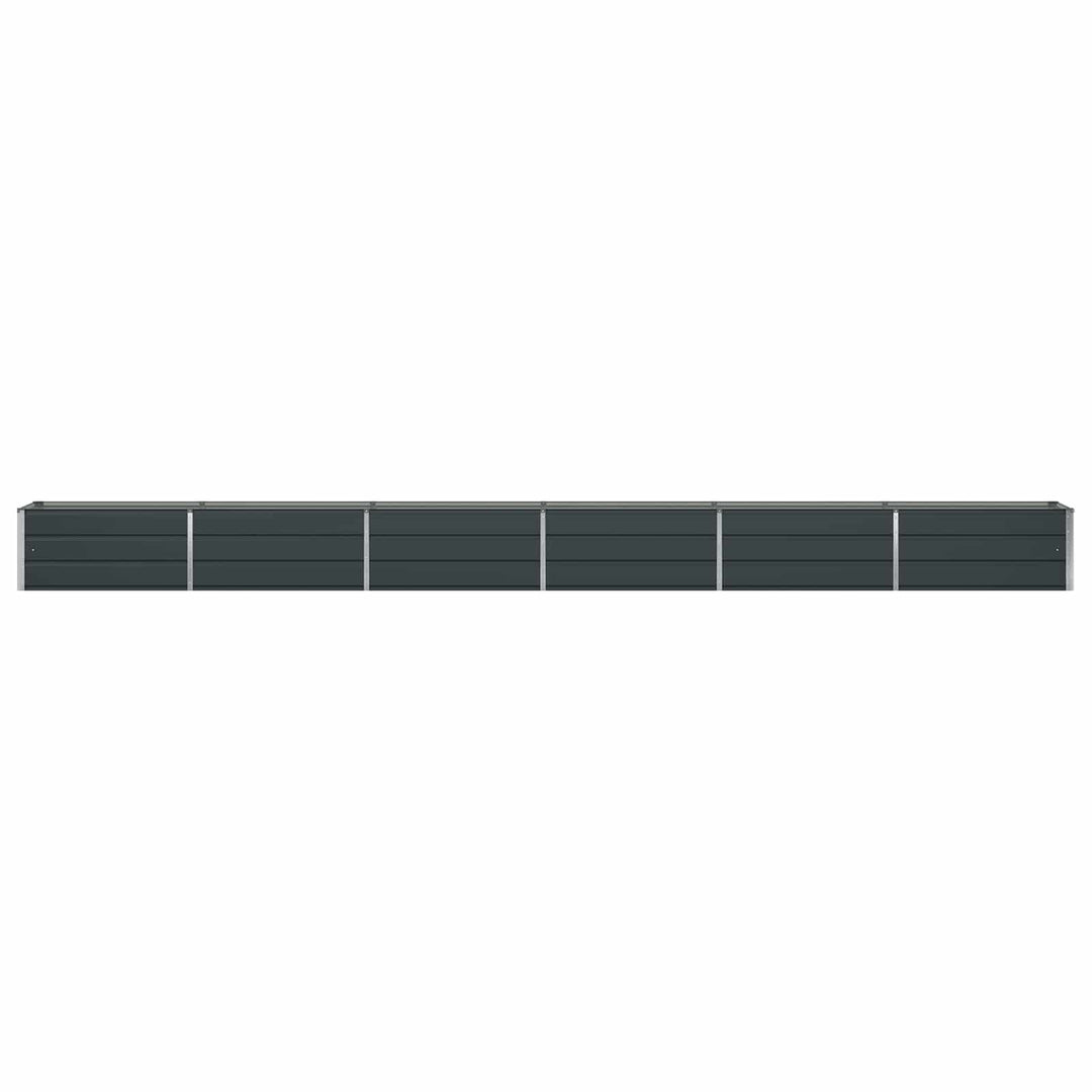 Plantekasse Antracit 580 x 50 x 45 cm Galvaniseret stål