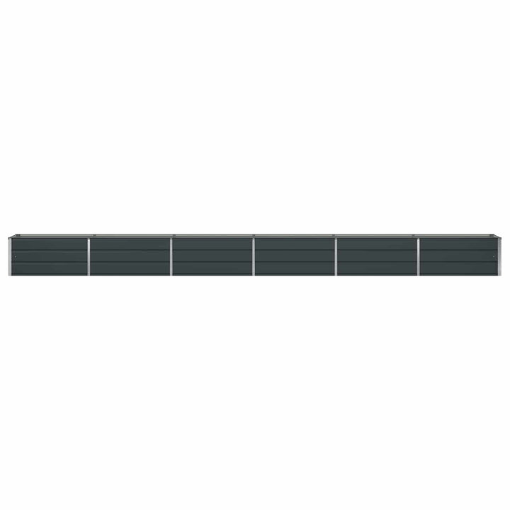 Plantekasse Antracit 580 x 50 x 45 cm Galvaniseret stål