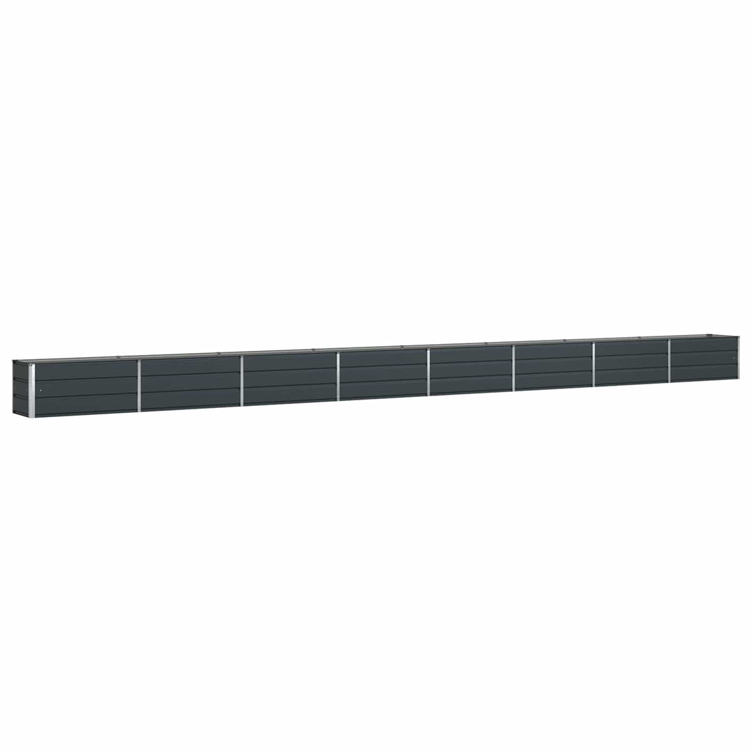 Plantekasse Antracit 770 x 50 x 45 cm Galvaniseret stål