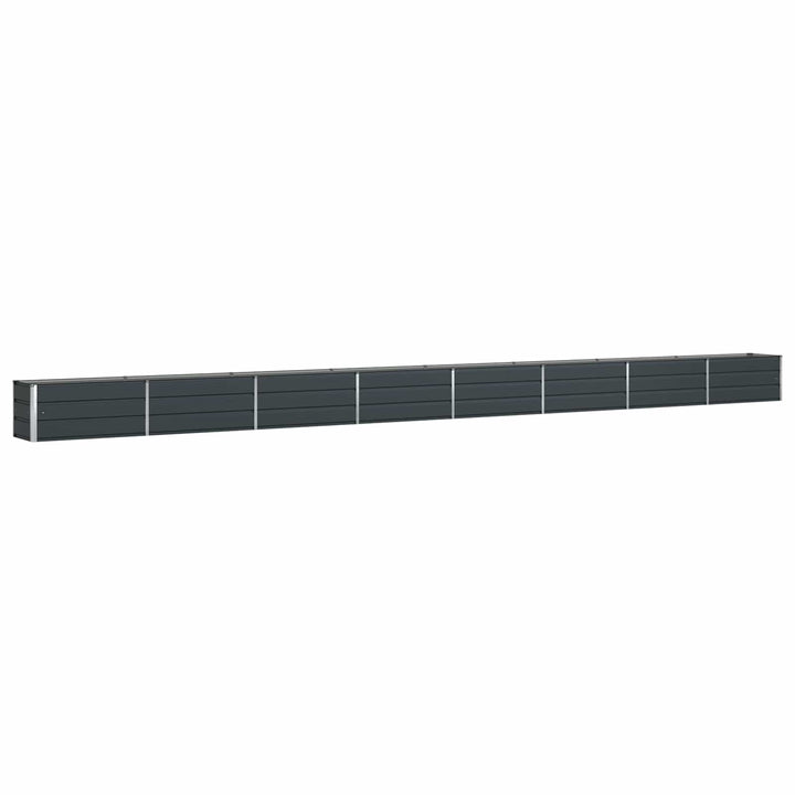Plantekasse Antracit 770 x 50 x 45 cm Galvaniseret stål