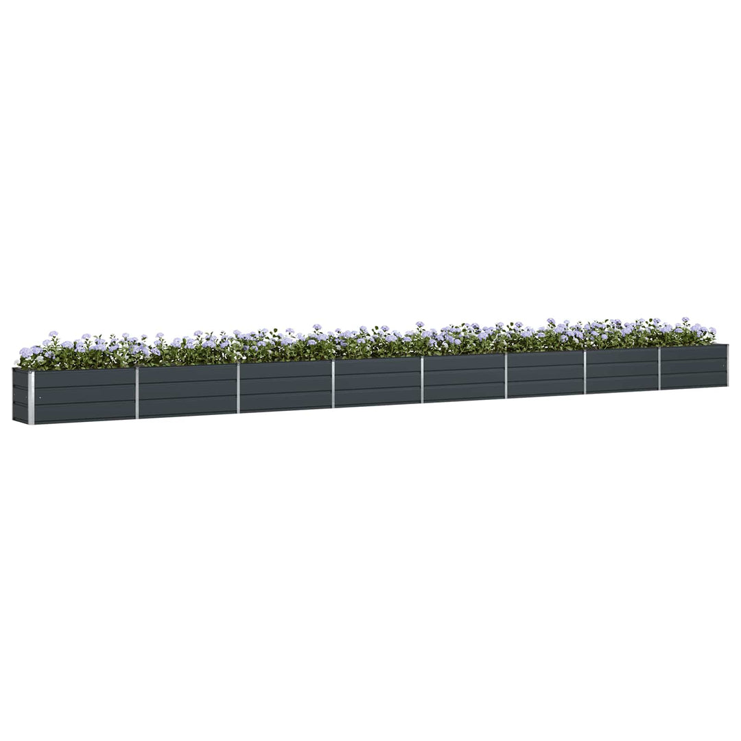 Plantekasse Antracit 770 x 50 x 45 cm Galvaniseret stål