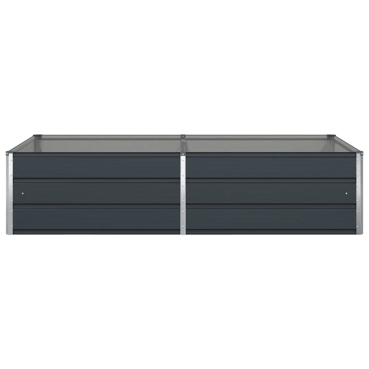 Plantekasse Antracit 195 x 100 x 45 cm Galvaniseret stål