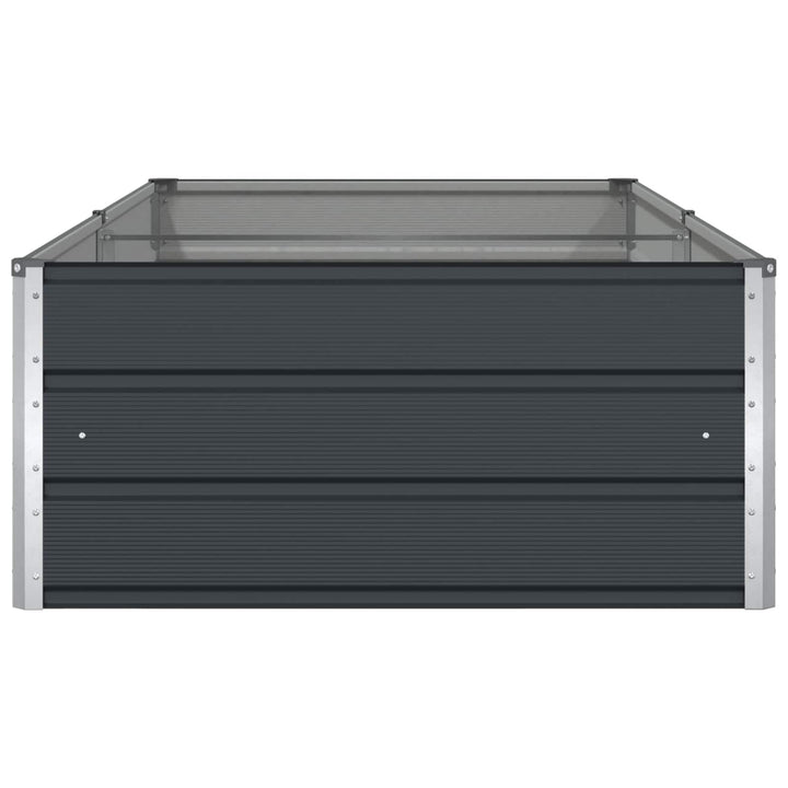 Plantekasse Antracit 195 x 100 x 45 cm Galvaniseret stål