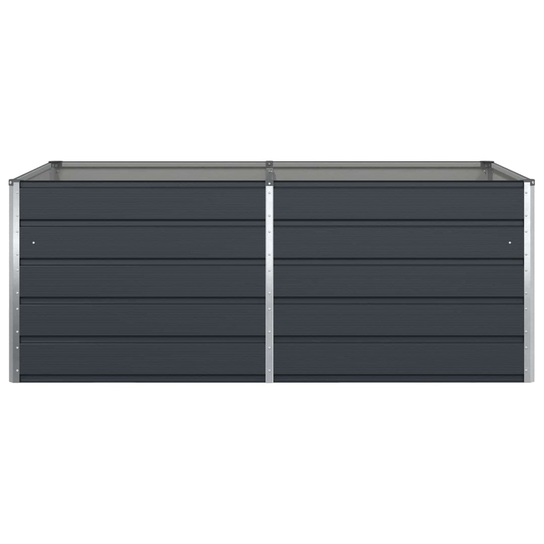 Plantekasse Antracit 195 x 100 x 75 cm Galvaniseret stål