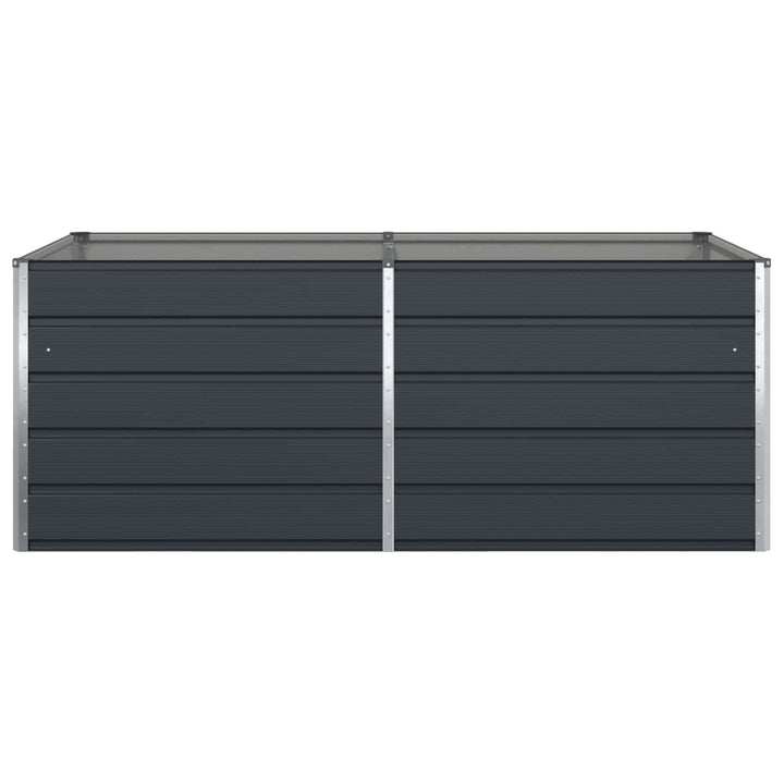 Plantekasse Antracit 195 x 100 x 75 cm Galvaniseret stål