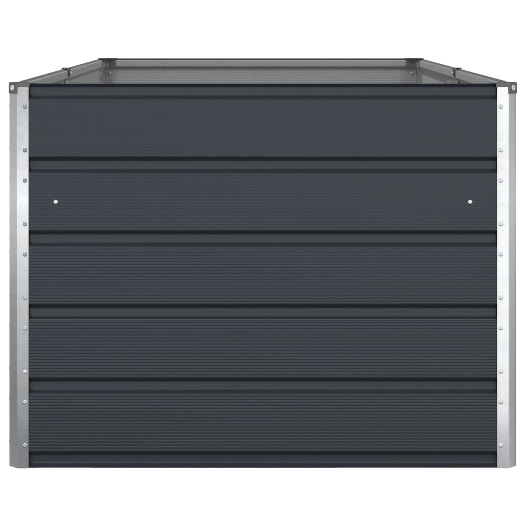 Plantekasse Antracit 195 x 100 x 75 cm Galvaniseret stål
