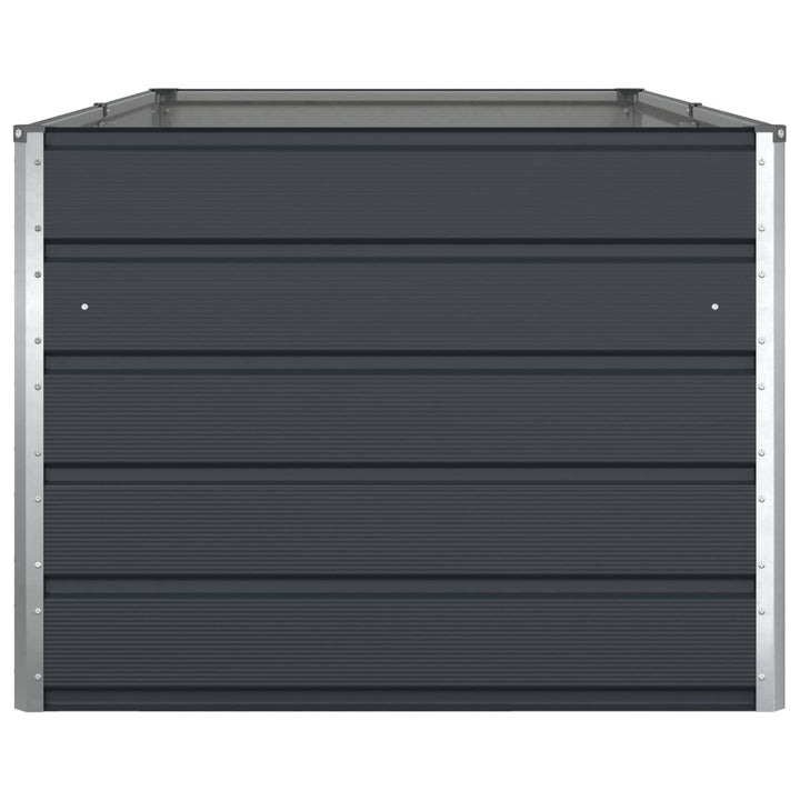 Plantekasse Antracit 195 x 100 x 75 cm Galvaniseret stål