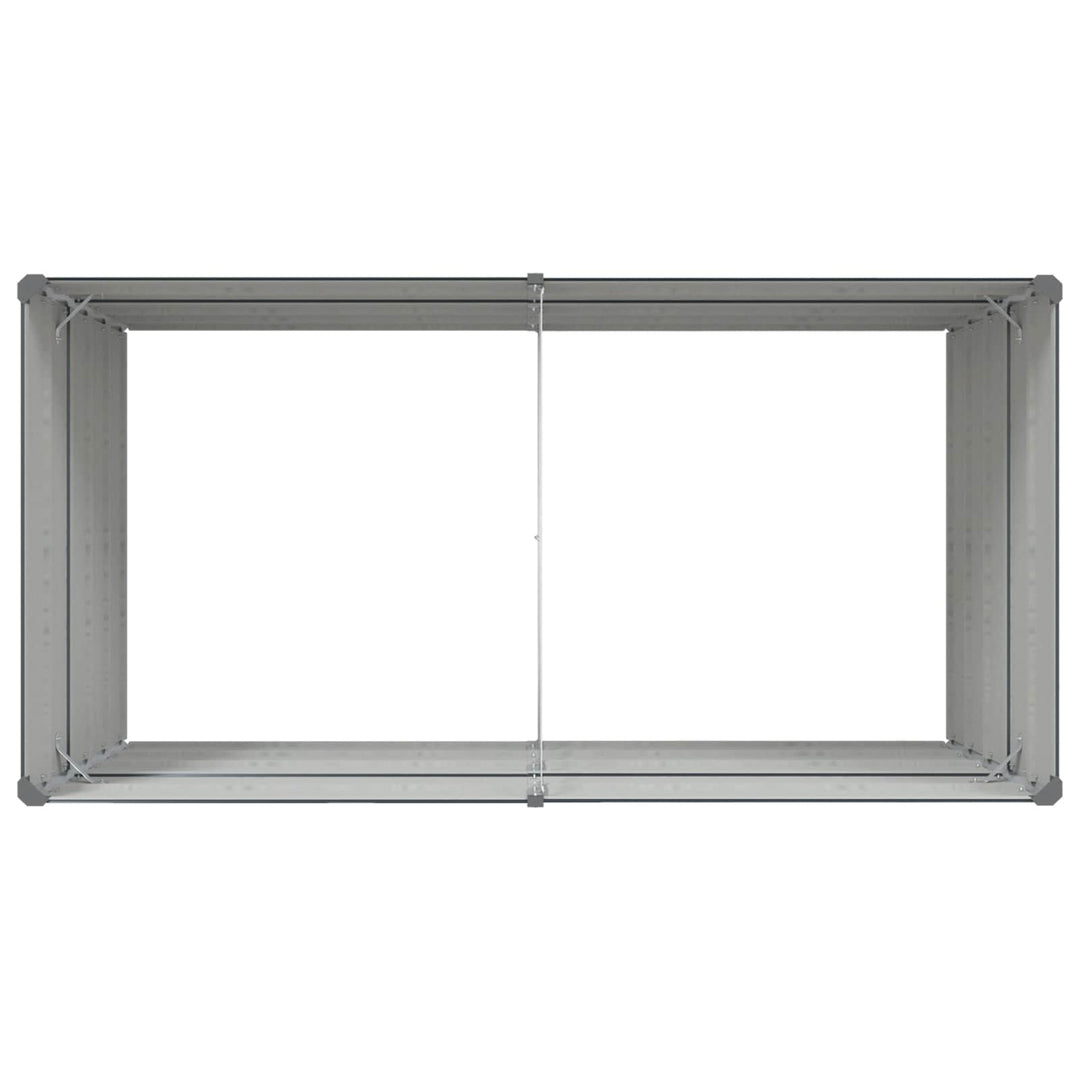 Plantekasse Antracit 195 x 100 x 75 cm Galvaniseret stål