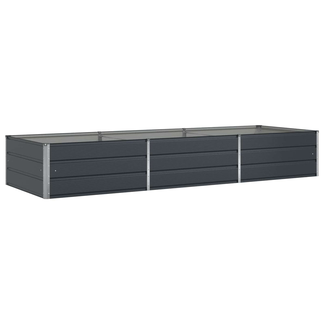 Plantekasse Antracit 290 x 100 x 45 cm Galvaniseret stål