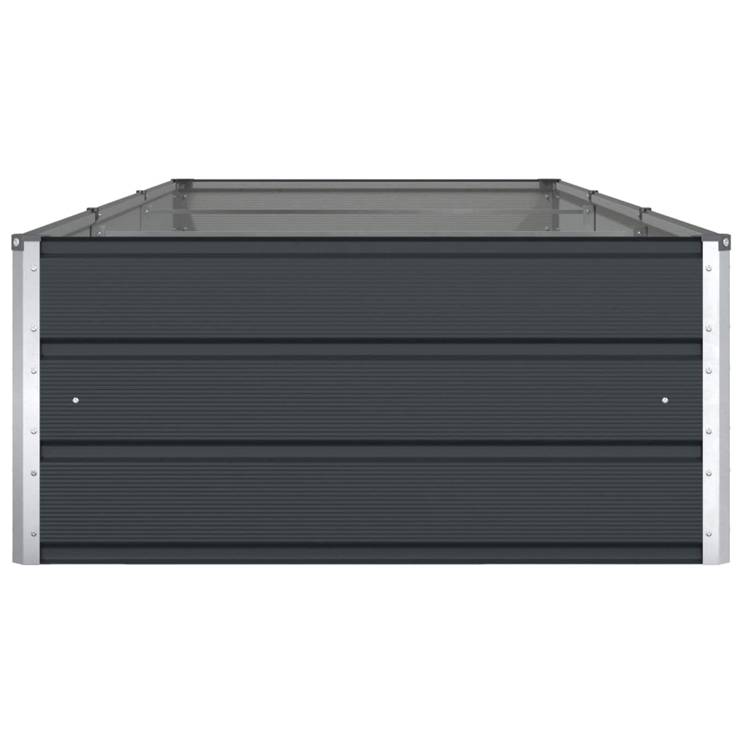 Plantekasse Antracit 290 x 100 x 45 cm Galvaniseret stål