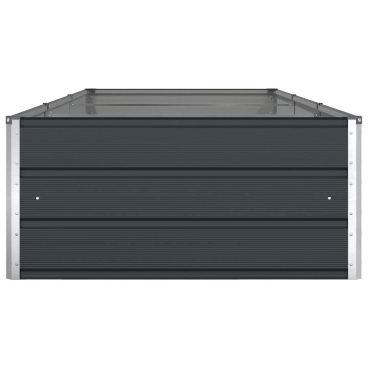 Plantekasse Antracit 290 x 100 x 45 cm Galvaniseret stål