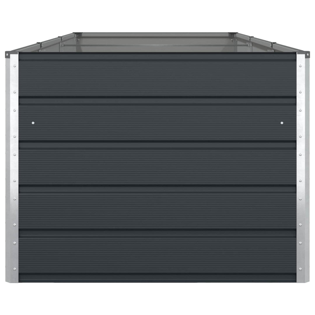 Plantekasse Antracit 290 x 100 x 75 cm Galvaniseret stål